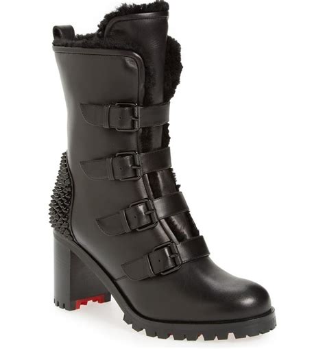 glorymount' studded buckle boot replica|'glorymount' Studded Buckle Boot In Black Leather .